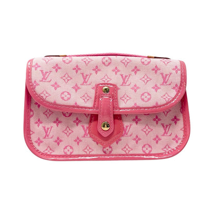 LOUIS VUITTON Vintage Monogram Trousse Mini Bag Pink Canvas Pochette 901802