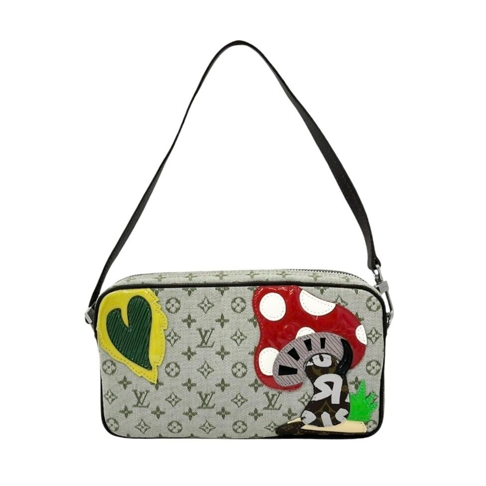 LOUIS VUITTON Vintage LV Monogram Conte de fees Pochette Shoulder Bag Green