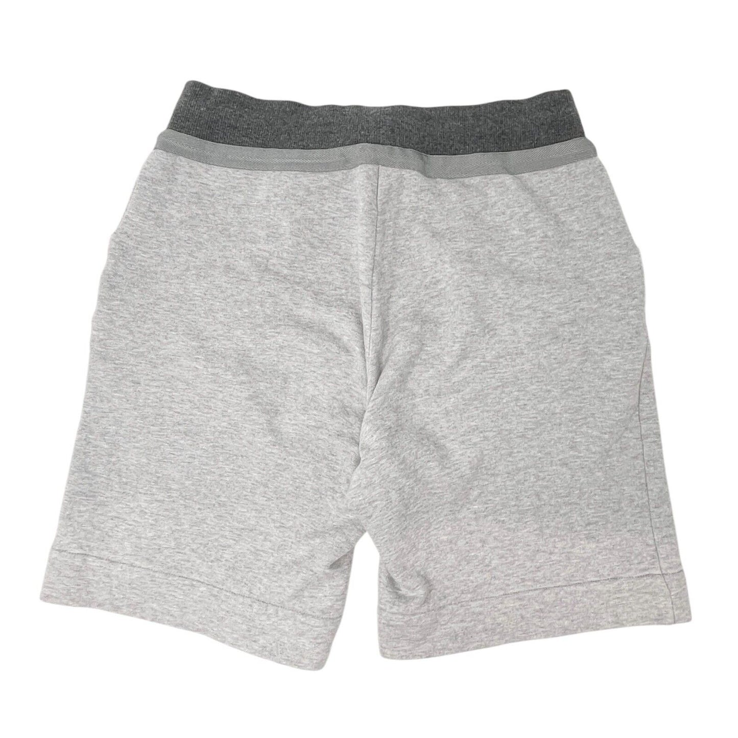 CHANEL Vintage P37999 CC Mark Big Logo Half Pants #34 Sweat Pocket Gray Cotton