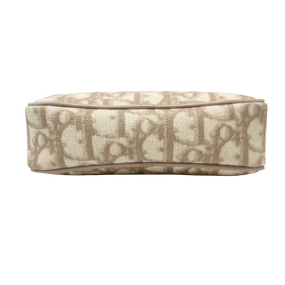 Christian Dior Vintage Trotter Monogram Romantique Mini Bag Beige PVC 902278