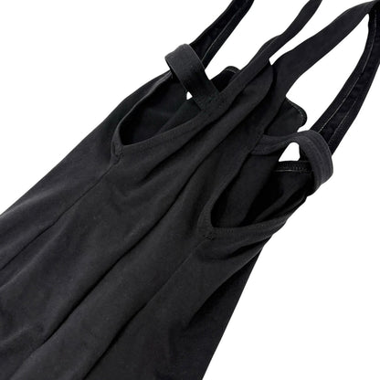 CHANEL Vintage 98P CC Logo Swimwear Swimsuit One-piece #40 Black Nylon 902283