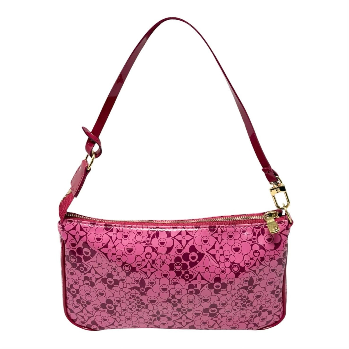 LOUIS VUITTON Vintage Takashi Murakami Cosmic Blossom Shoulder Bag Pink 902352