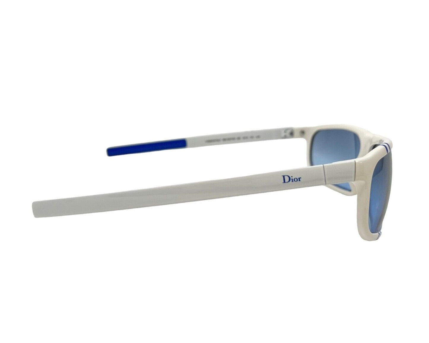 Dior Vintage Logo Sunglass 62/13/115 Shades Accessory Metal White Plastic RankAB