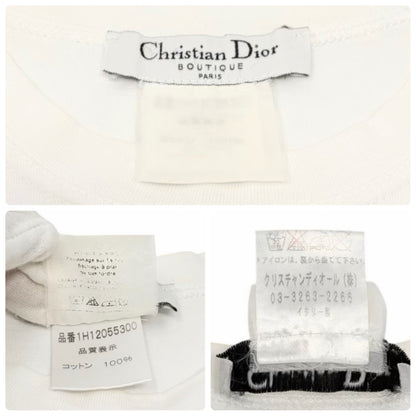 Christian Dior Vintage 2002 J'ADORE Logo Tank Top White Black 902491