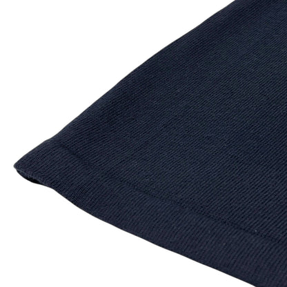 CHANEL Vintage 07P CC Mark Logo Summer Knit Top #36 Sleeveless Stitch Dark Blue
