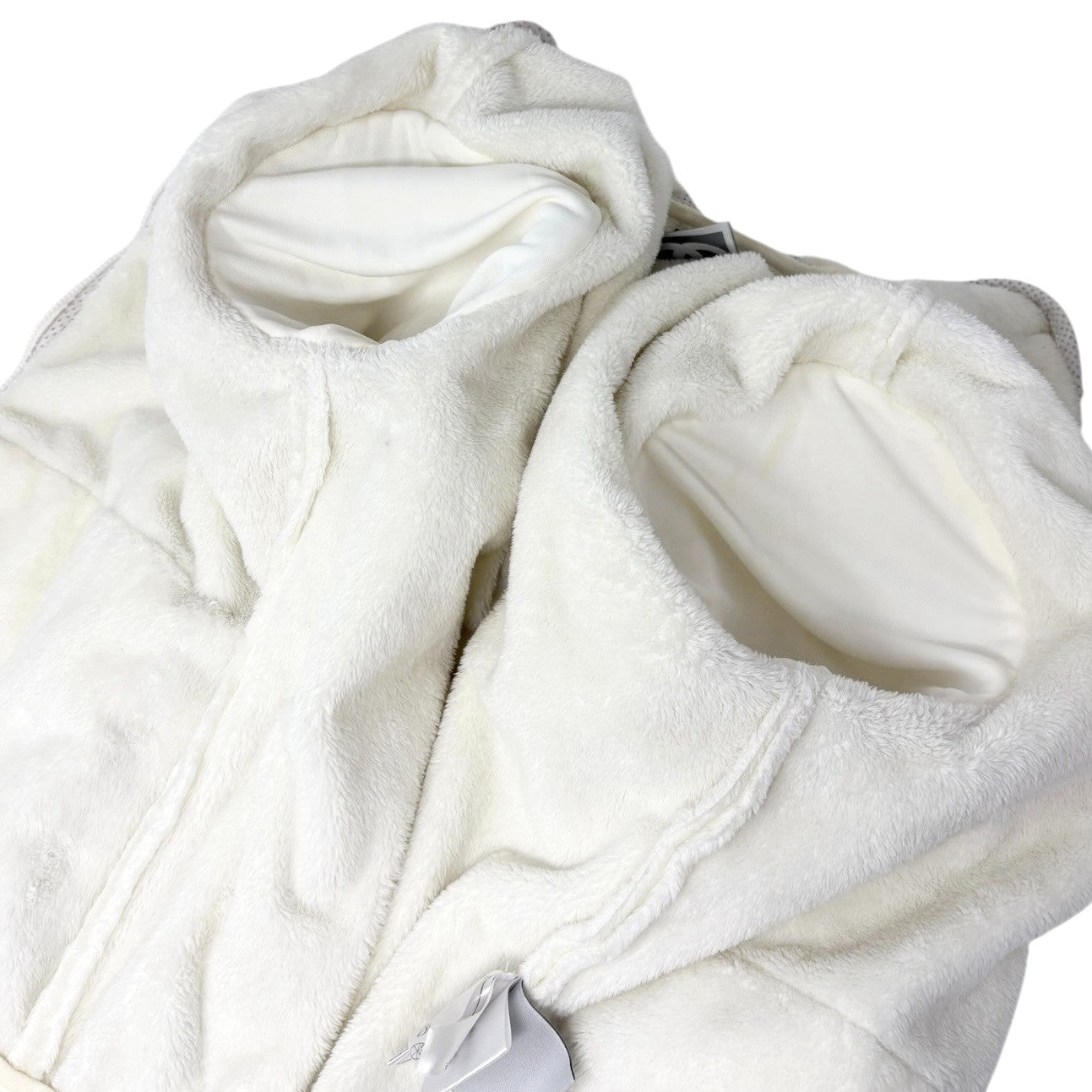 CHANEL Sport Vintage 09C CC Mark Logo Zip Hoddie Jacket #38 White Polyester