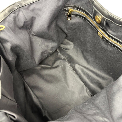 DOLCE&GABBANA Vintage Logo Leopard Large Tote Bag Brown Beige Canvas 902912