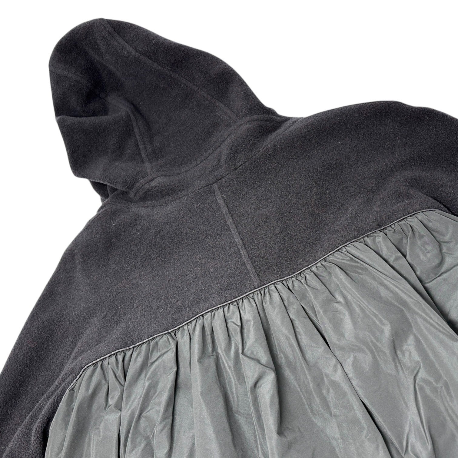 LOUIS VUITTON Vintage LV Logo Full Zip Up Hoodie Jacket #L Black Polyester