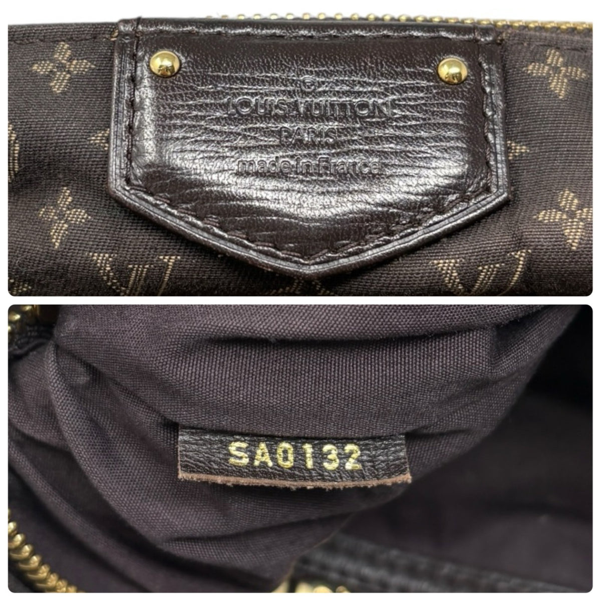 LOUIS VUITTON Vintage LV Monogram Idylle Ballade MM Shoulder Bag Brown 902359
