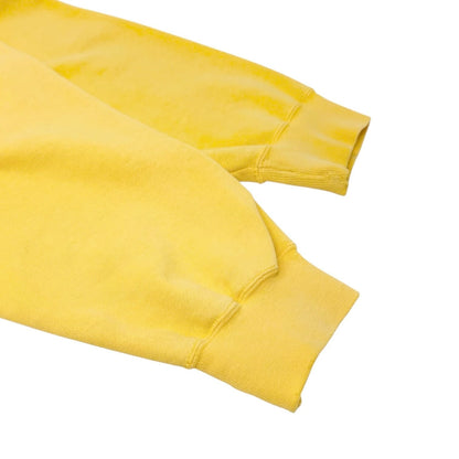 Yves Saint Laurent Vintage Love Star Embroidered Sweatshirt Yellow 901938