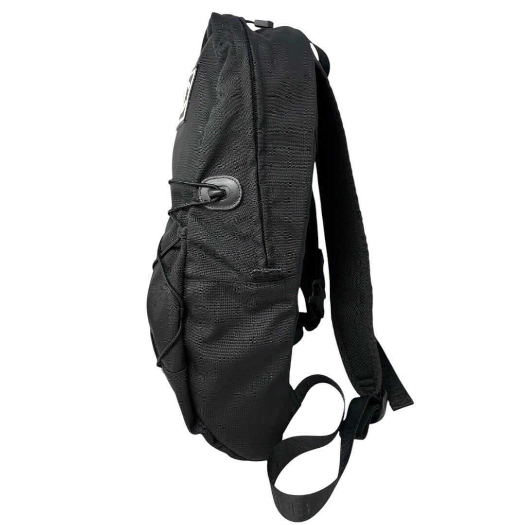 CHANEL Sport Vintage 2004 CC Mark Logo Backpack Black White Nylon Leather Zip