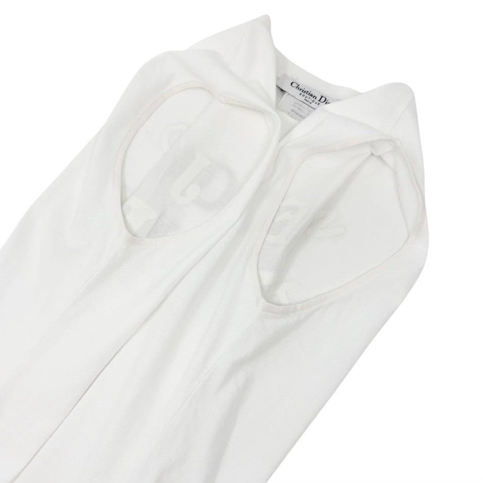 Christian Dior Vintage 2002 J'ADORE Tank Top #44 White Light Brown 902304