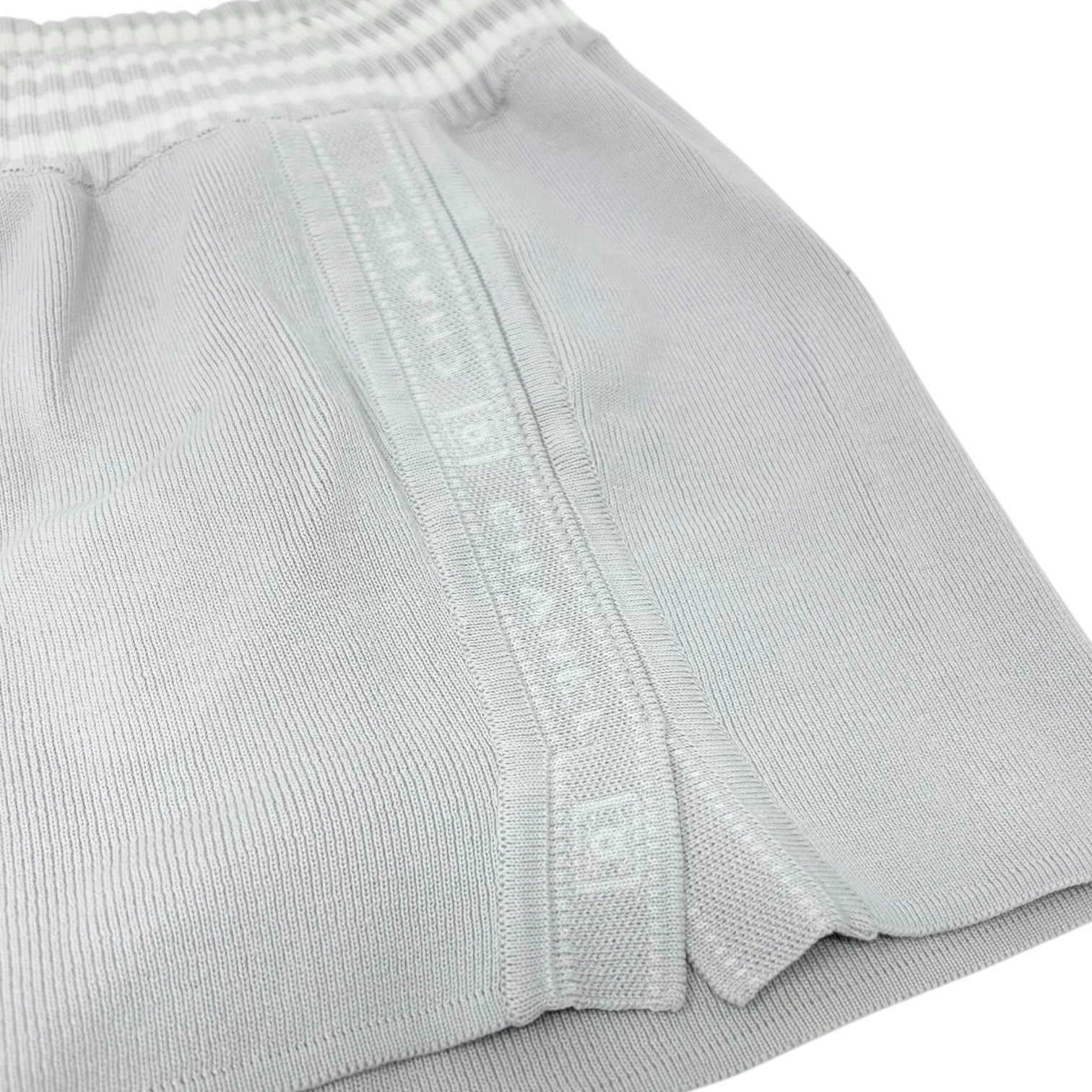 CHANEL Sport Vintage 04P CC Logo T-shirt Shorts Set Cotton Gray Short Pants