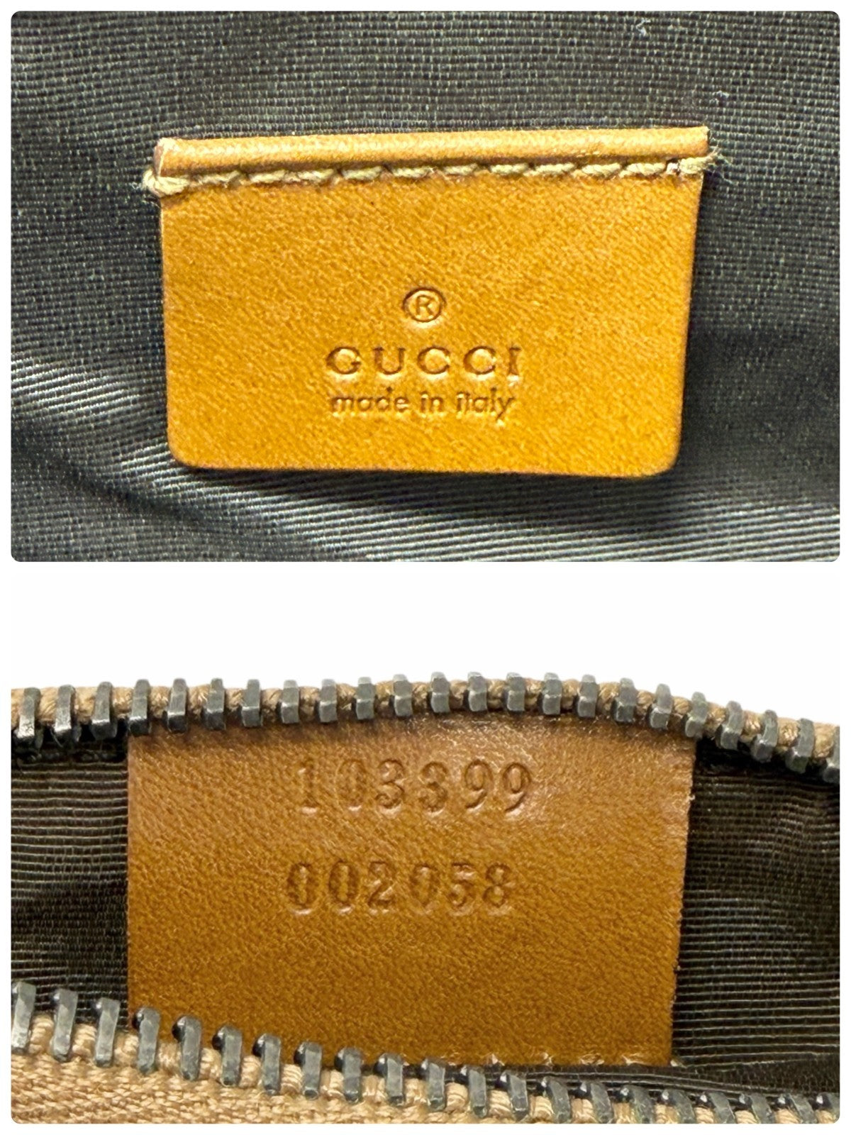 GUCCI Vintage GG Monogram Logo Mini Shoulder Bag Beige Brown Canvas 902295