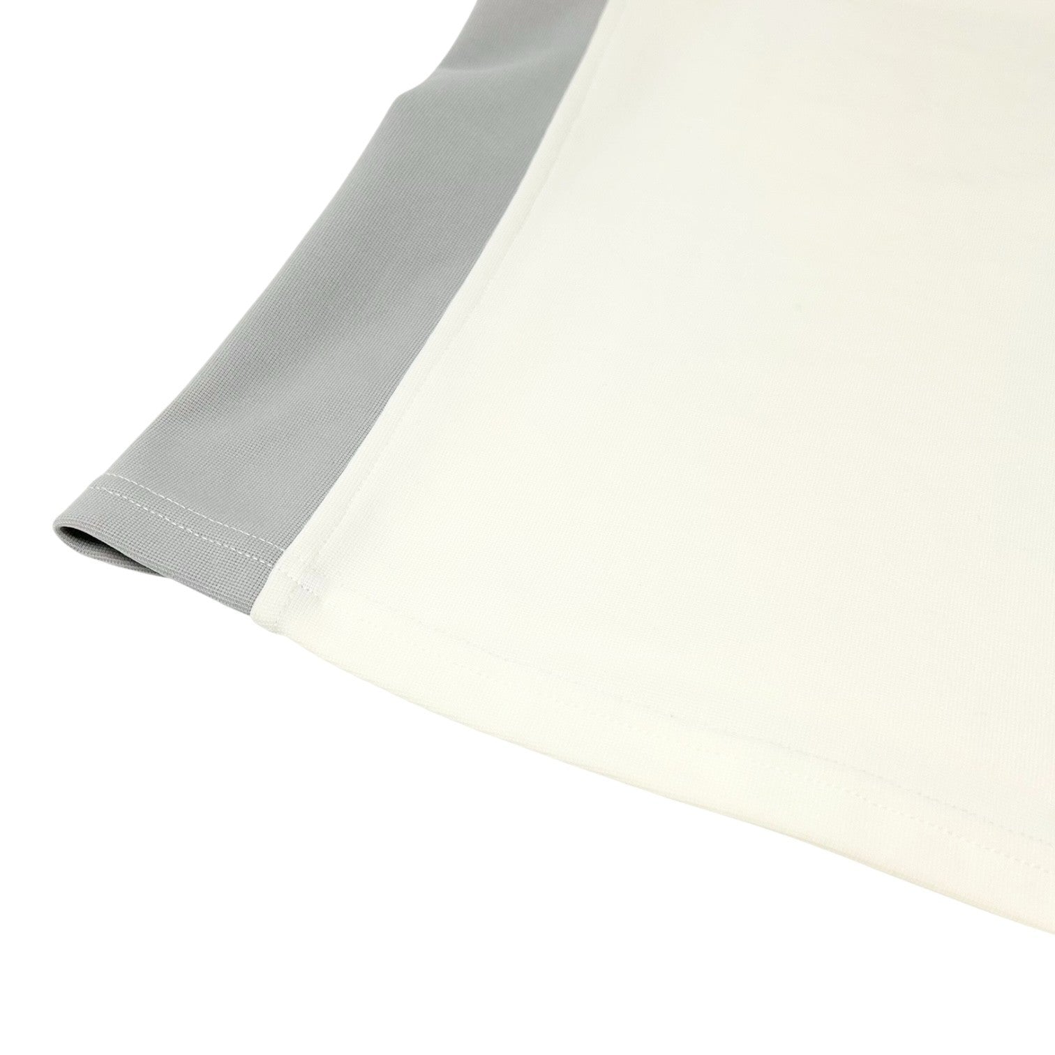 CHANEL Sport Vintage 01P CC Big Logo Tank Top #38 White Gray Nylon Sleeveless