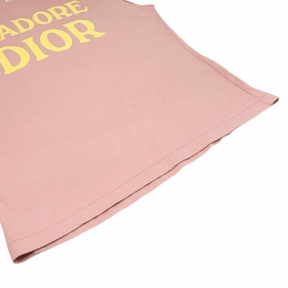 Christian Dior Vintage 2002 J'ADORE Logo Tank Top #44 Pink Sleeveless 902492