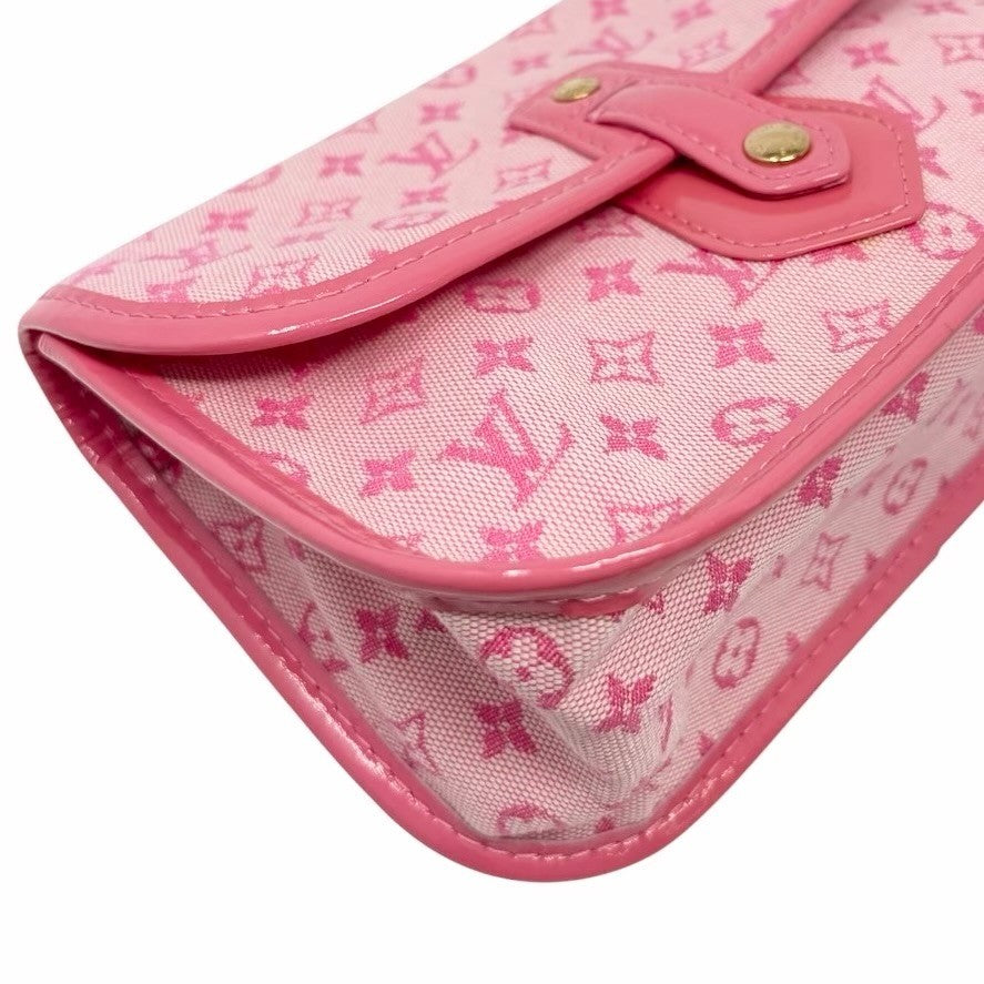 LOUIS VUITTON Vintage Monogram Trousse Mini Bag Pink Canvas Pochette 901802