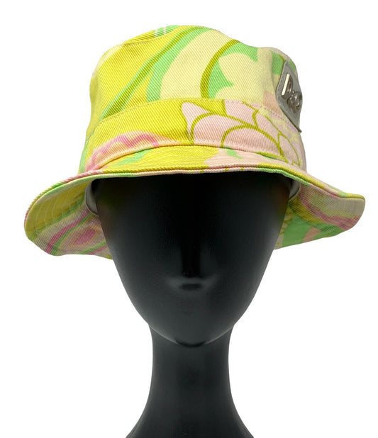 D&G DOLCE&GABBANA Vintage Logo Backet Hat Accessory #L Cotton Multicolor RankAB+