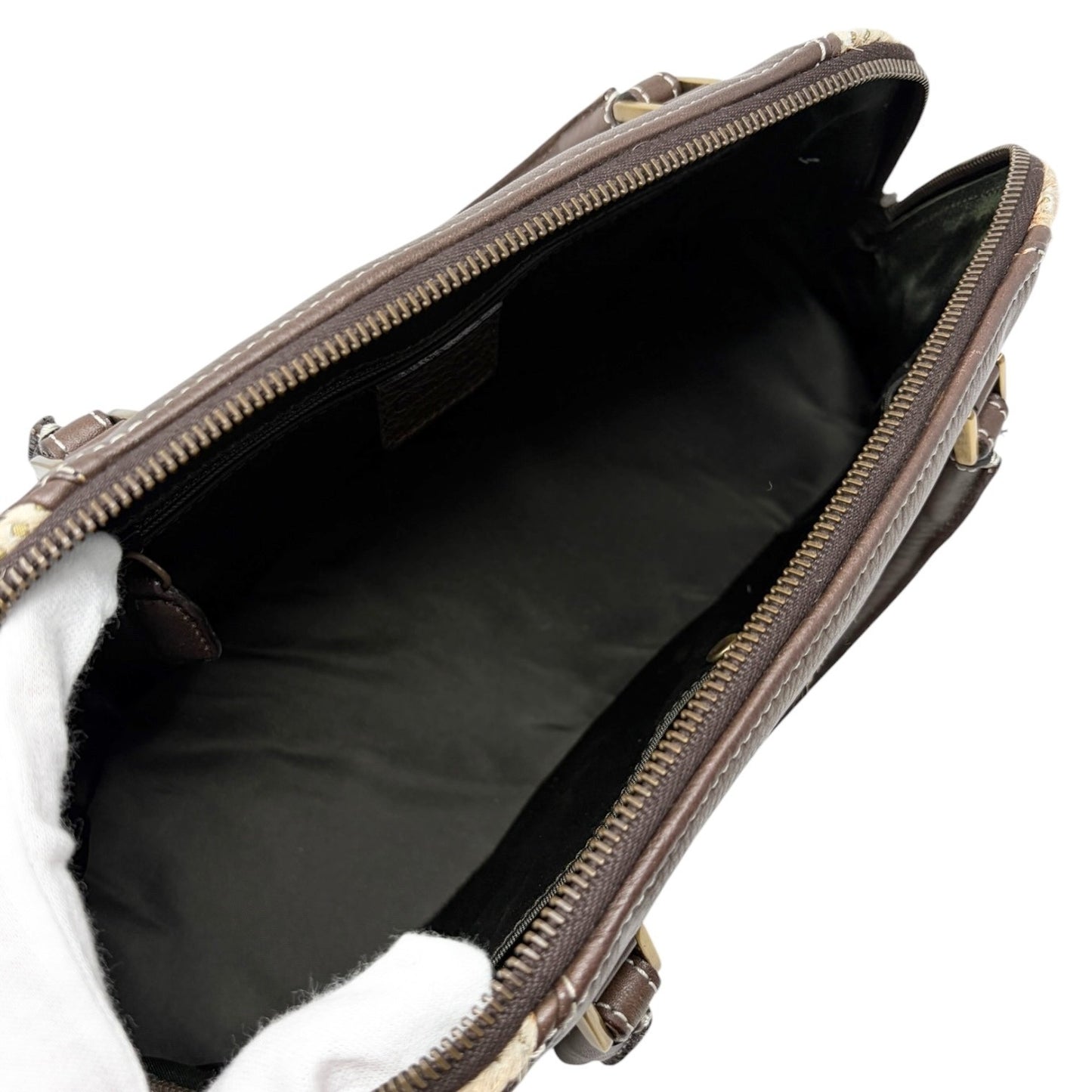 Christian Dior Vintage Montaigne Chris 1947 Pony Hair Bag Beige Brown 901895