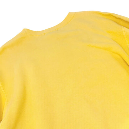 Yves Saint Laurent Vintage Love Star Embroidered Sweatshirt Yellow 901938