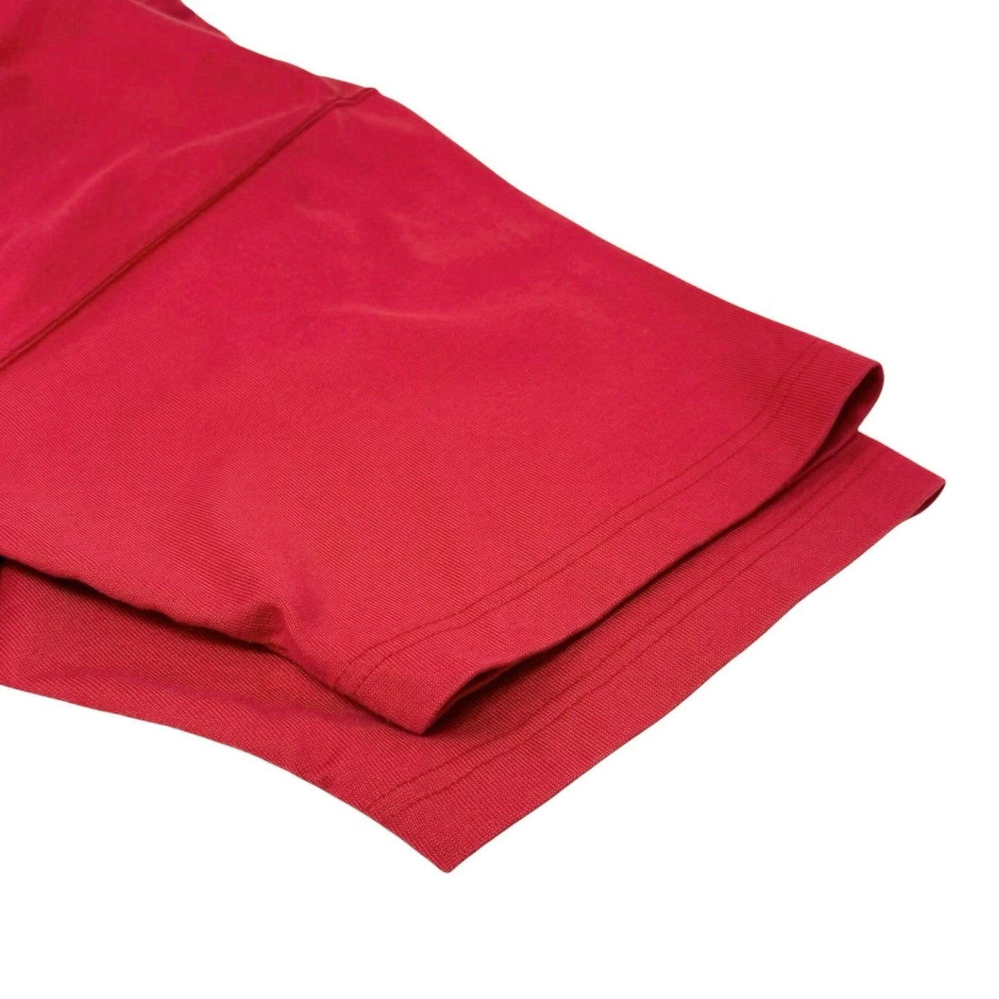 Yves Saint Laurent Vintage Logo Short Sleeve Sweatshirt Top Red 902215