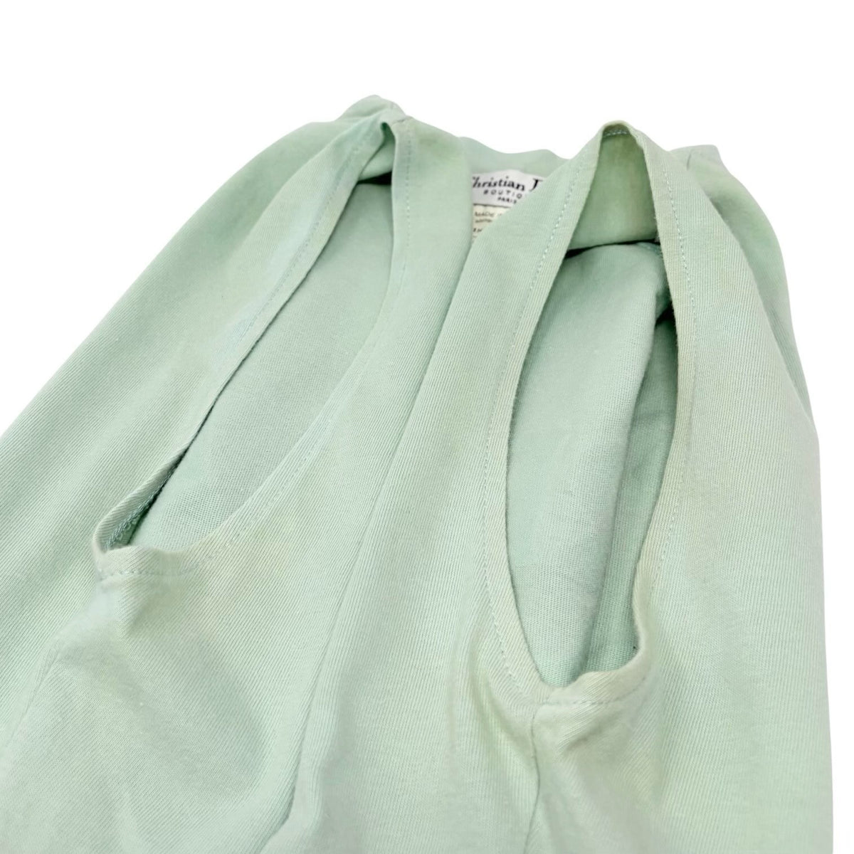 Christian Dior Vintage 2002 J'ADORE Logo Tank Top #36 Light Green Yellow 902366