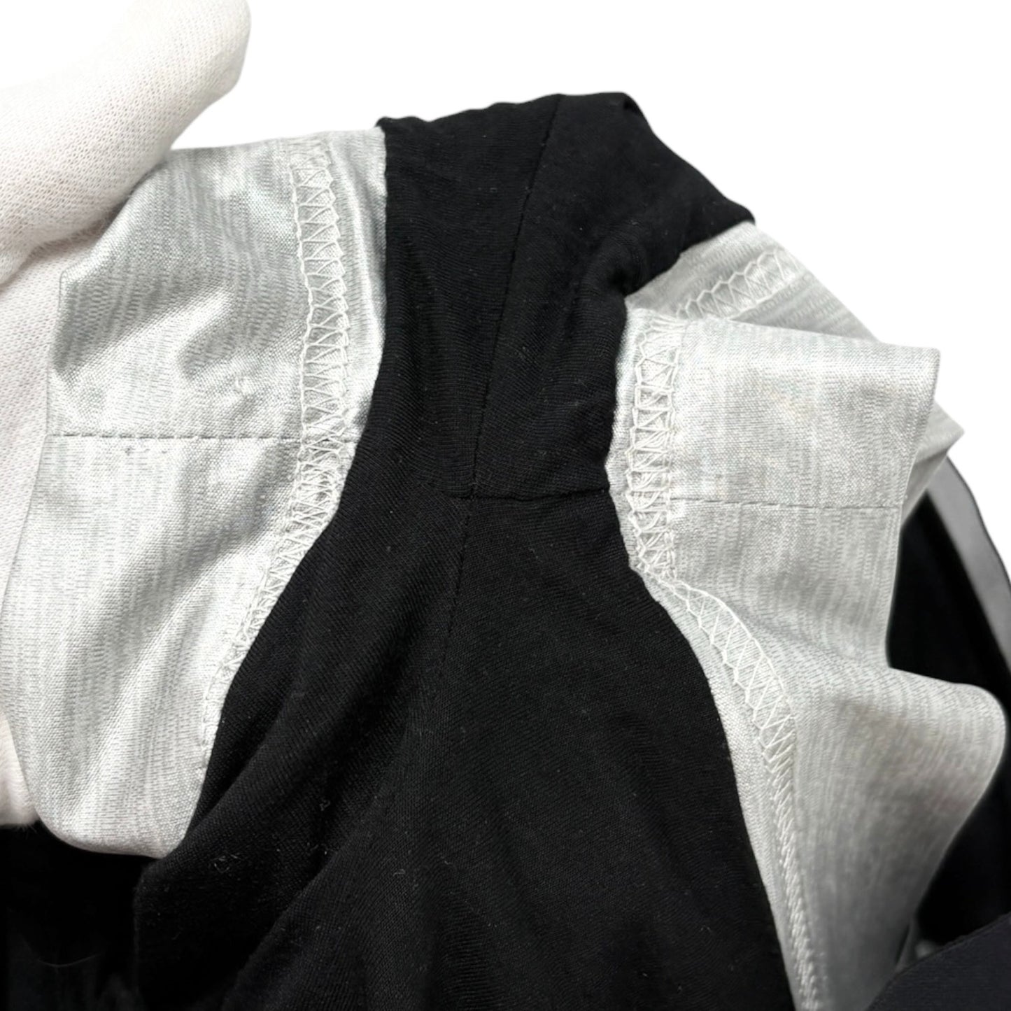CHANEL Vintage P43484 CC Hoodie Zip Up Jacket Short Pants Set #34 Silver 901933
