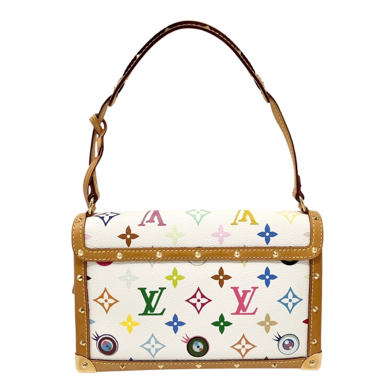 LOUIS VUITTON Vintage M92055 Eye Love Monogram Pochette Eye Miss You Bag