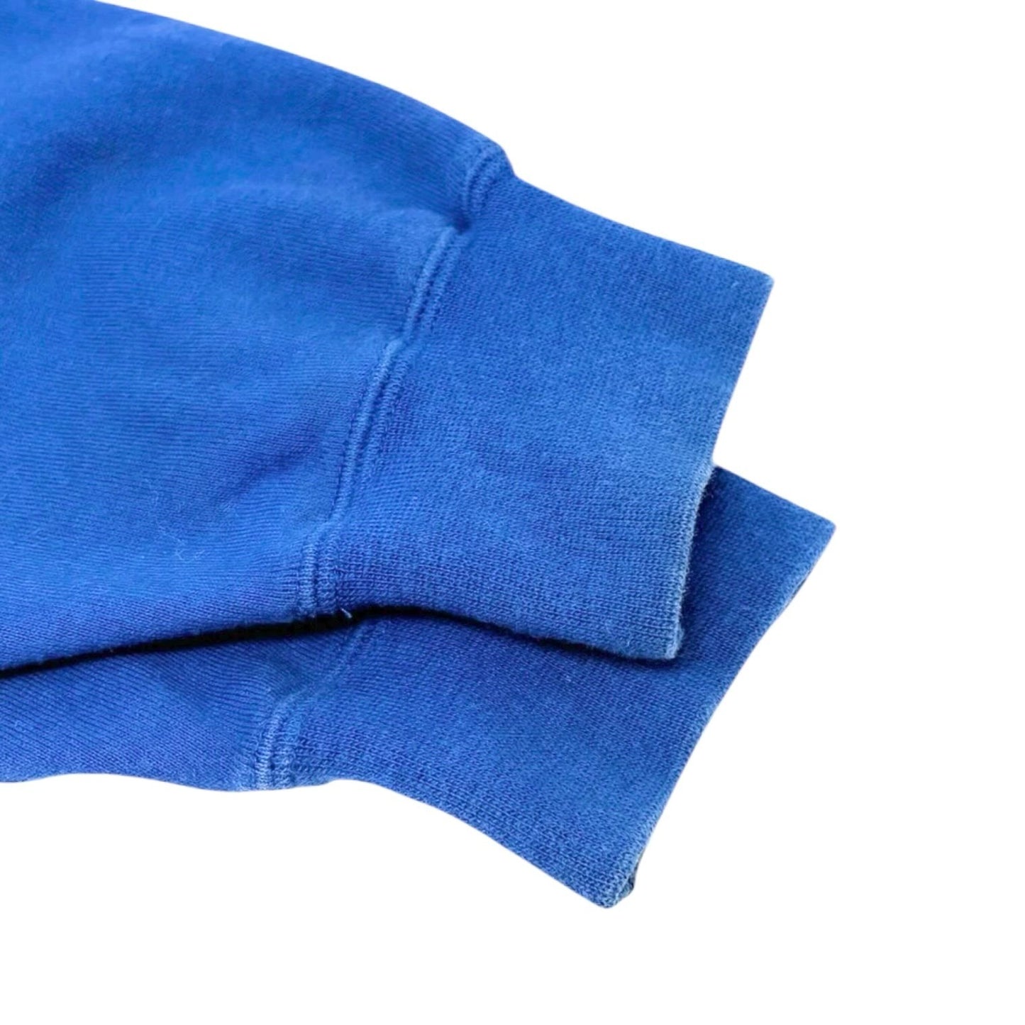 Yves Saint Laurent Vintage Embroidered YSL Big Logo Sweatshirt Top #M Blue