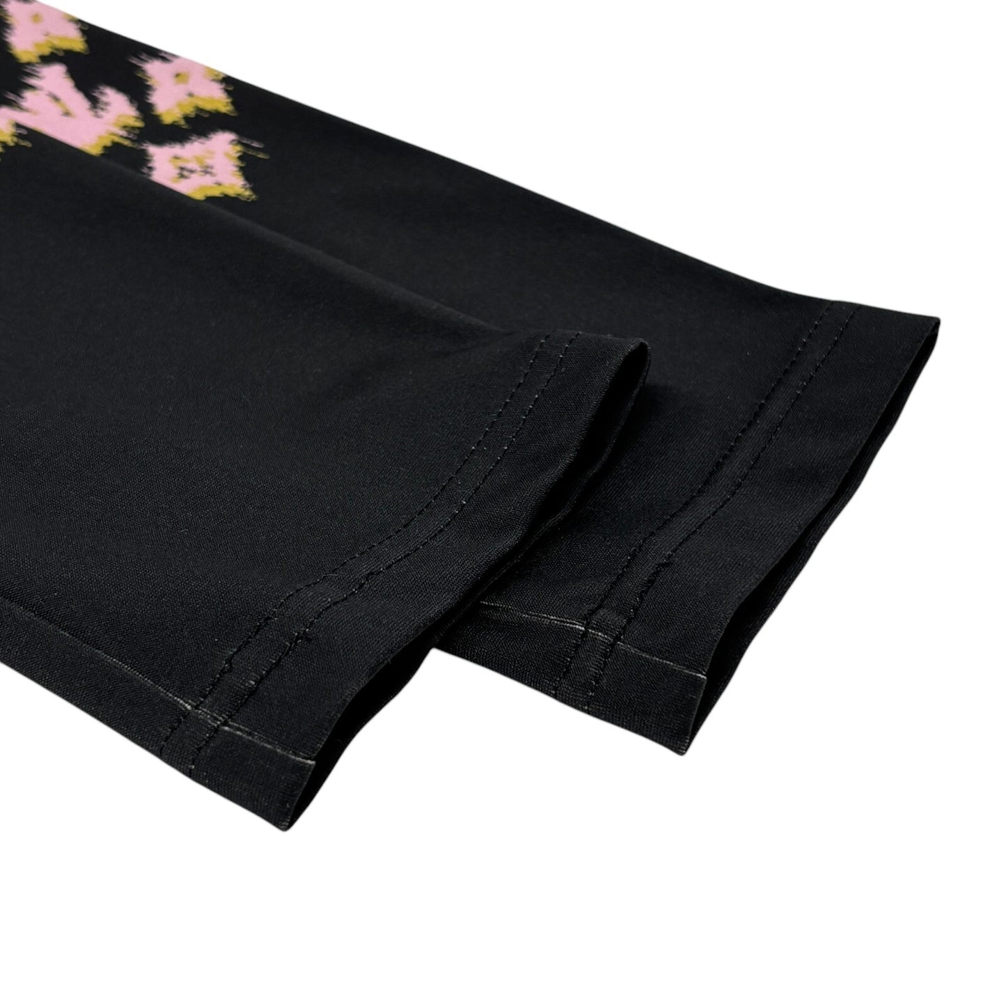 LOUIS VUITTON Vintage LV Monogram Logo Leggings Pants #36 Pink Black Nylon
