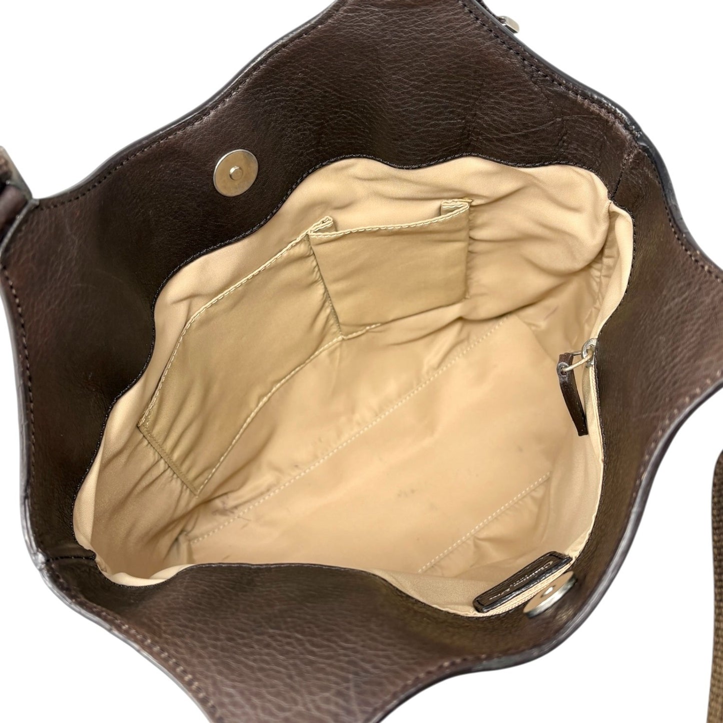 Christian Dior Vintage Trotter Monogram Street Chic Canvas Tote Bag Beige Brown