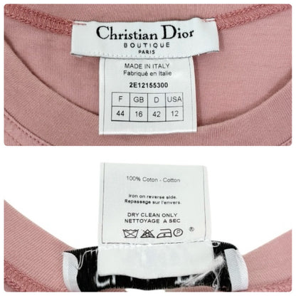 Christian Dior Vintage 2002 J'ADORE Logo Tank Top #44 Pink Sleeveless 902903