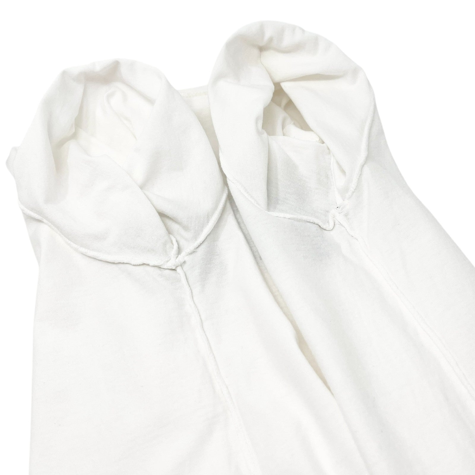 FENDI Vintage Big Logo T-shirt Top Crew Neck Short Sleeve White Black Cotton