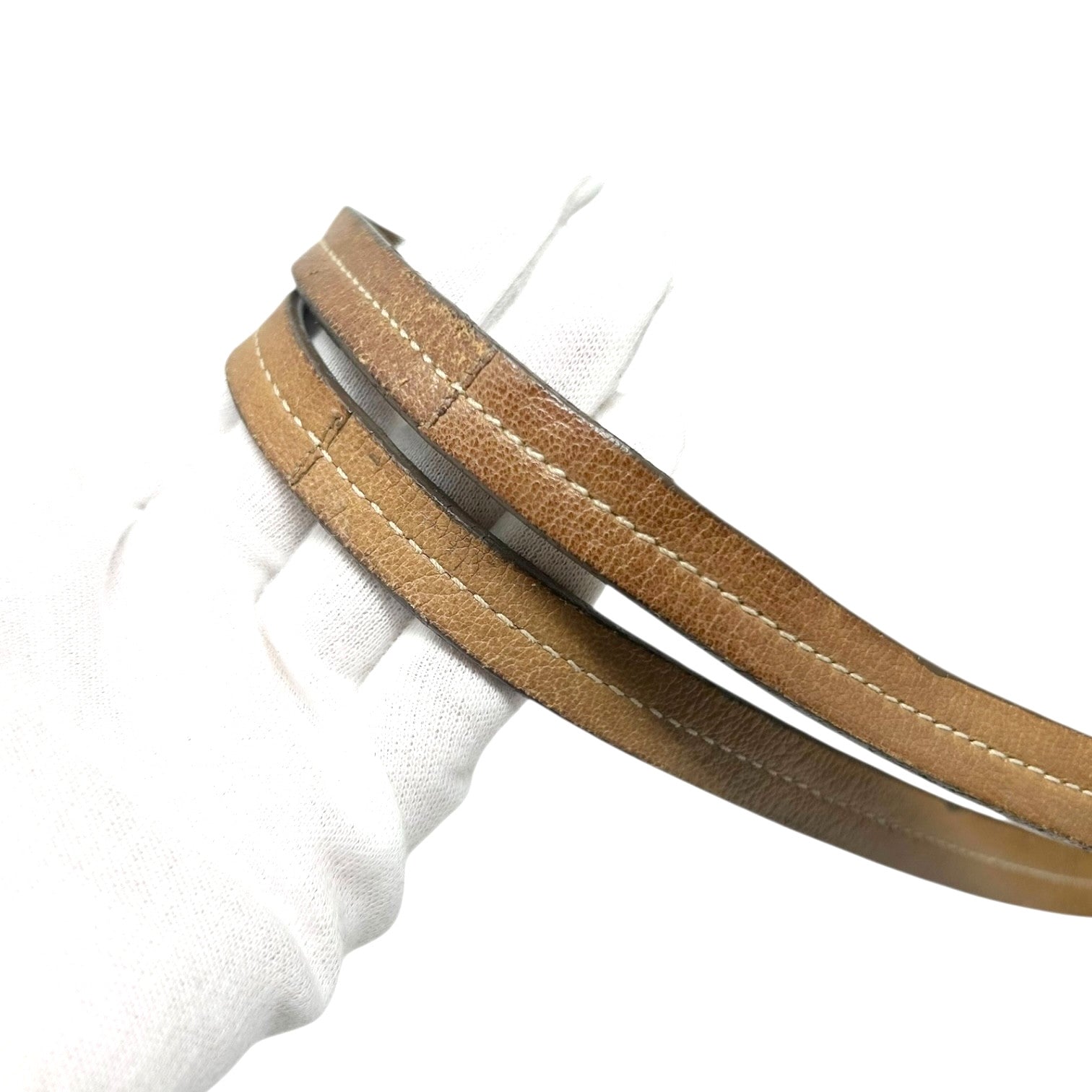 PRADA Vintage Logo Jacquard Shoulder Tote Bag Beige Brown Canvas Leather