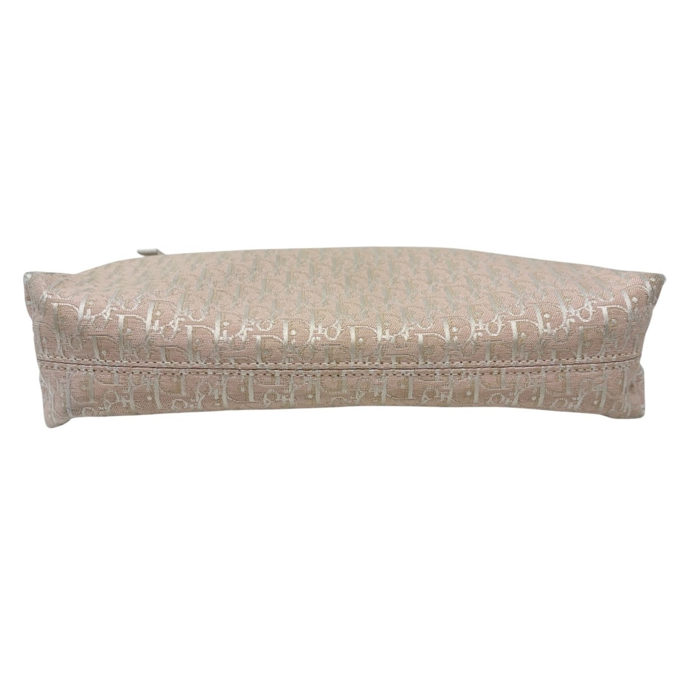 Christian Dior Vintage Trotter Monogram Logo Shoulder Bag Pink Canvas 901819
