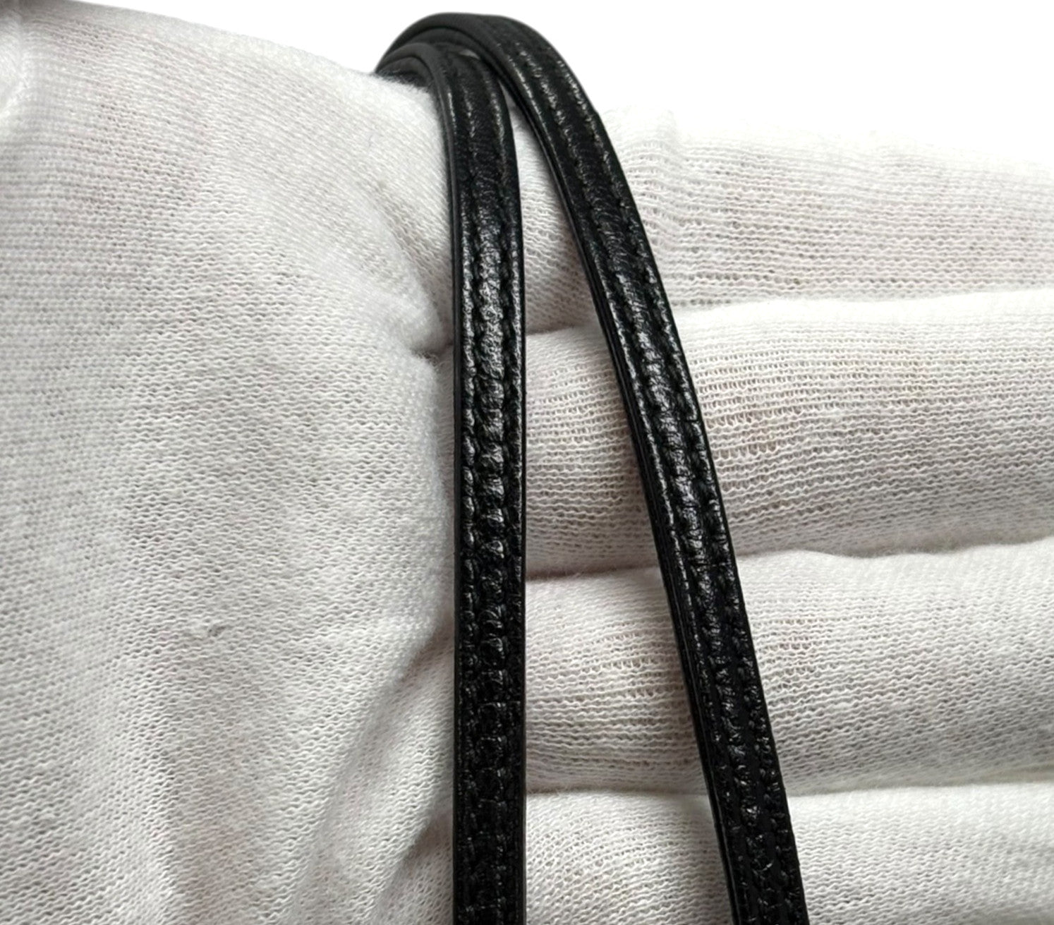 PRADA Vintage Logo Pochette Mini Shoulder Bag Black Gold Nylon Zip Leather