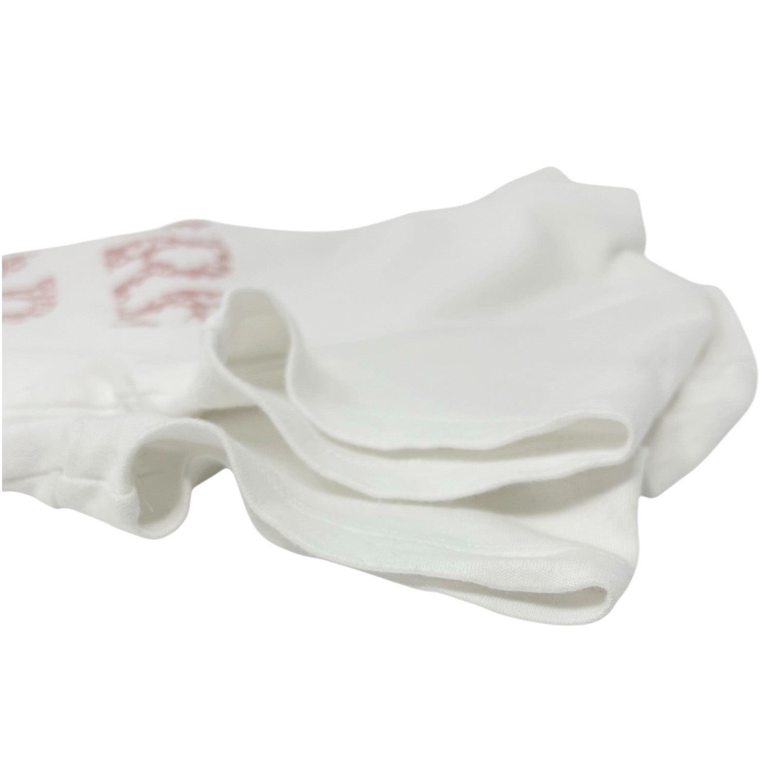 Christian Dior Vintage 2004 J'ADORE Logo T-shirt Top #38 White Pink Cotton