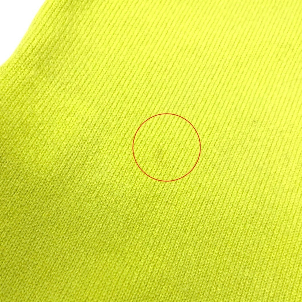 CHANEL Vintage 96C CC Multicolor Button Sweater Cardigan Top Green #44 Cashmere