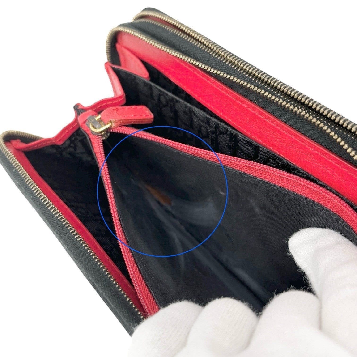 Christian Dior Vintage 2001 Logo Leopard Print Pony Hair Wallet Dice Charm