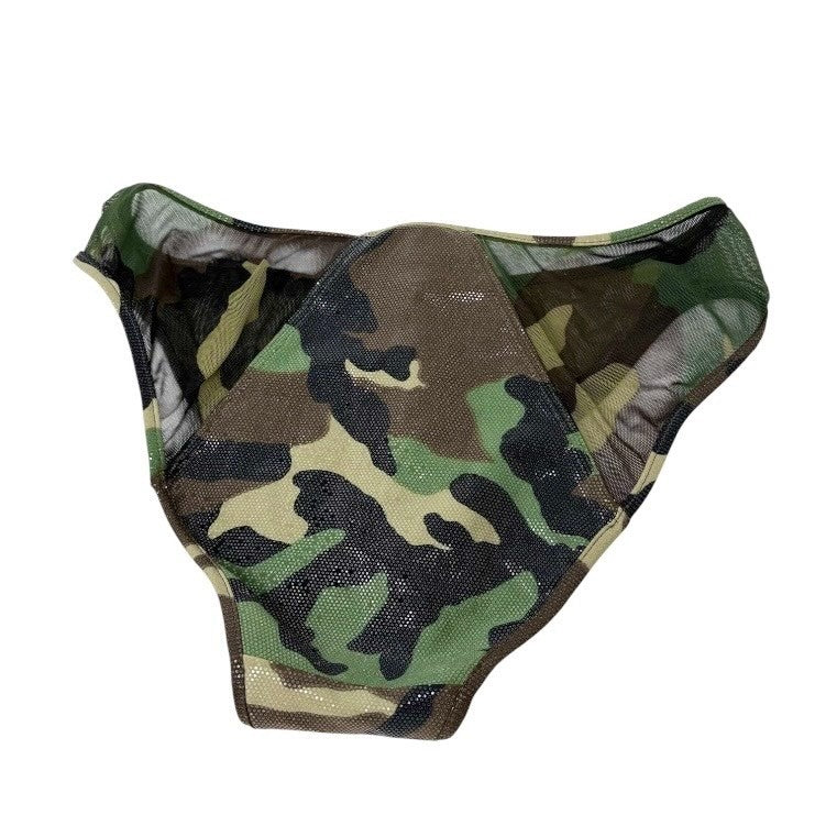 Christian Dior Vintage 2001 Swimwear Bikini Set #38 Green Nylon Camouflage