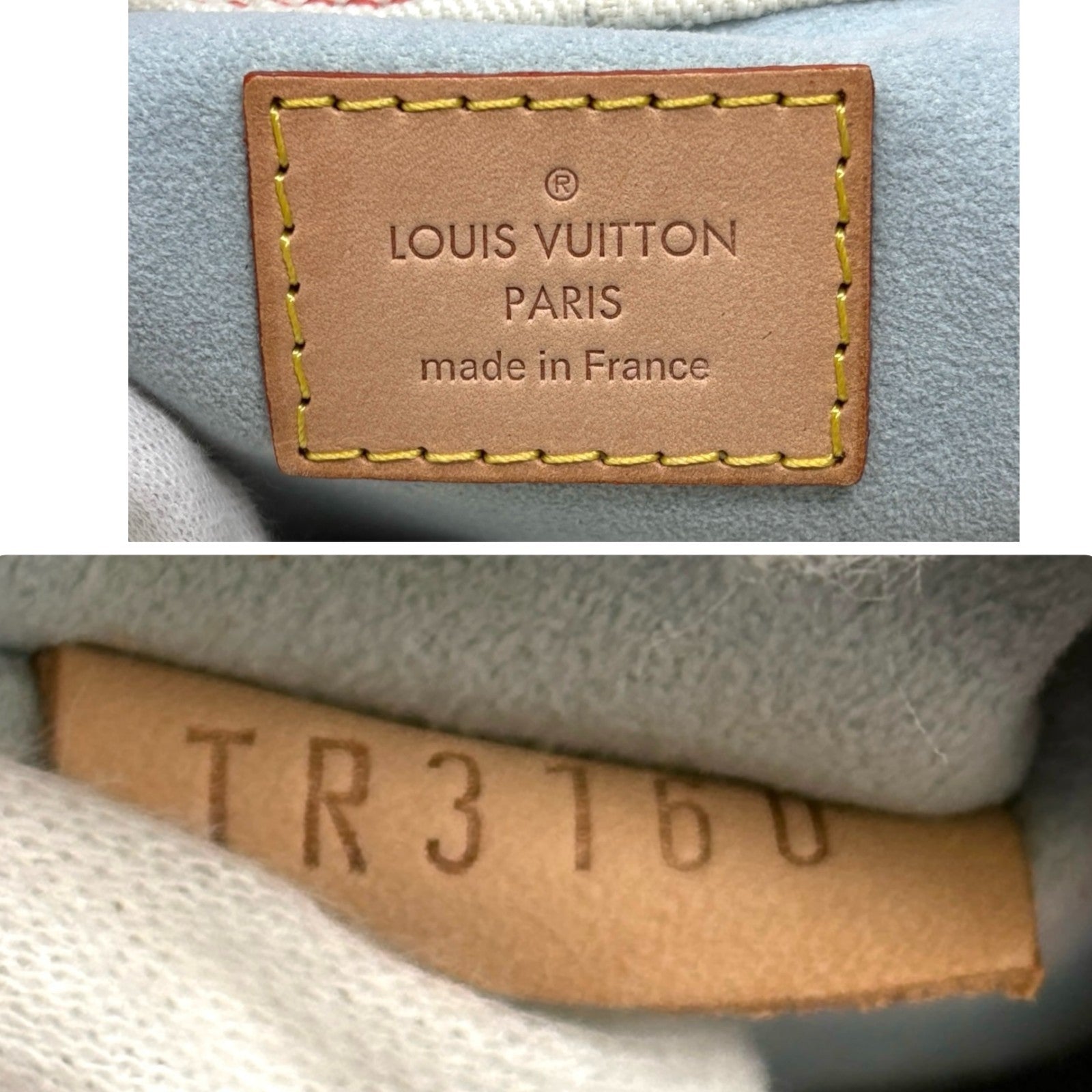 LOUIS VUITTON Vintage Monogram Denim Gradation Sunshine Shoulder Bag Blue