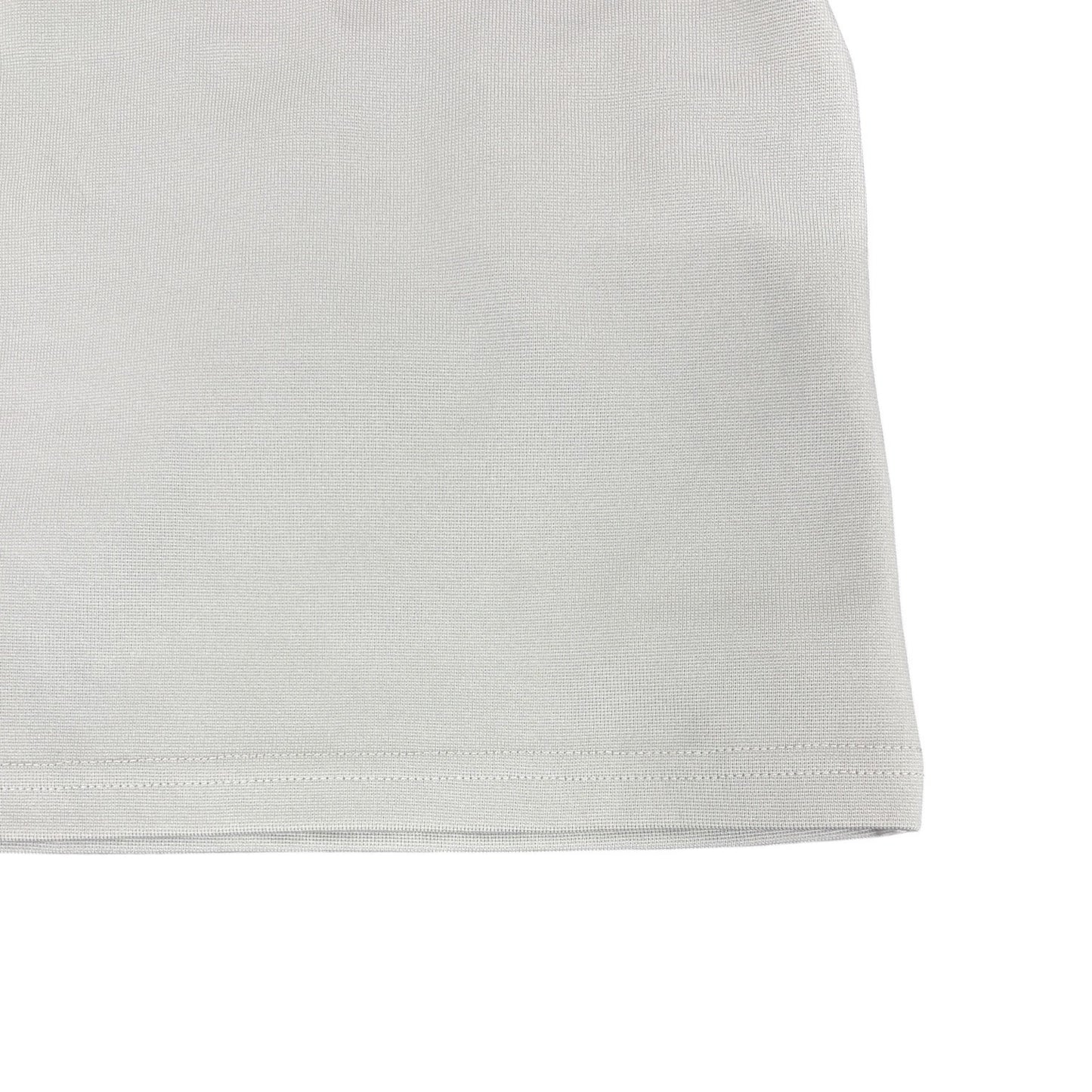 CHANEL Sport Vintage 01P Big CC Logo Tank Top #42 Gray White Nylon 106915