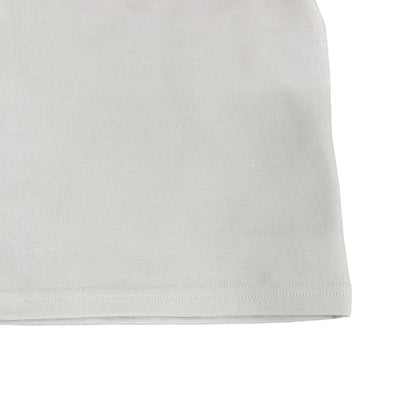CHANEL Sport Vintage 01P Big CC Logo Tank Top #42 Gray White Nylon 106915