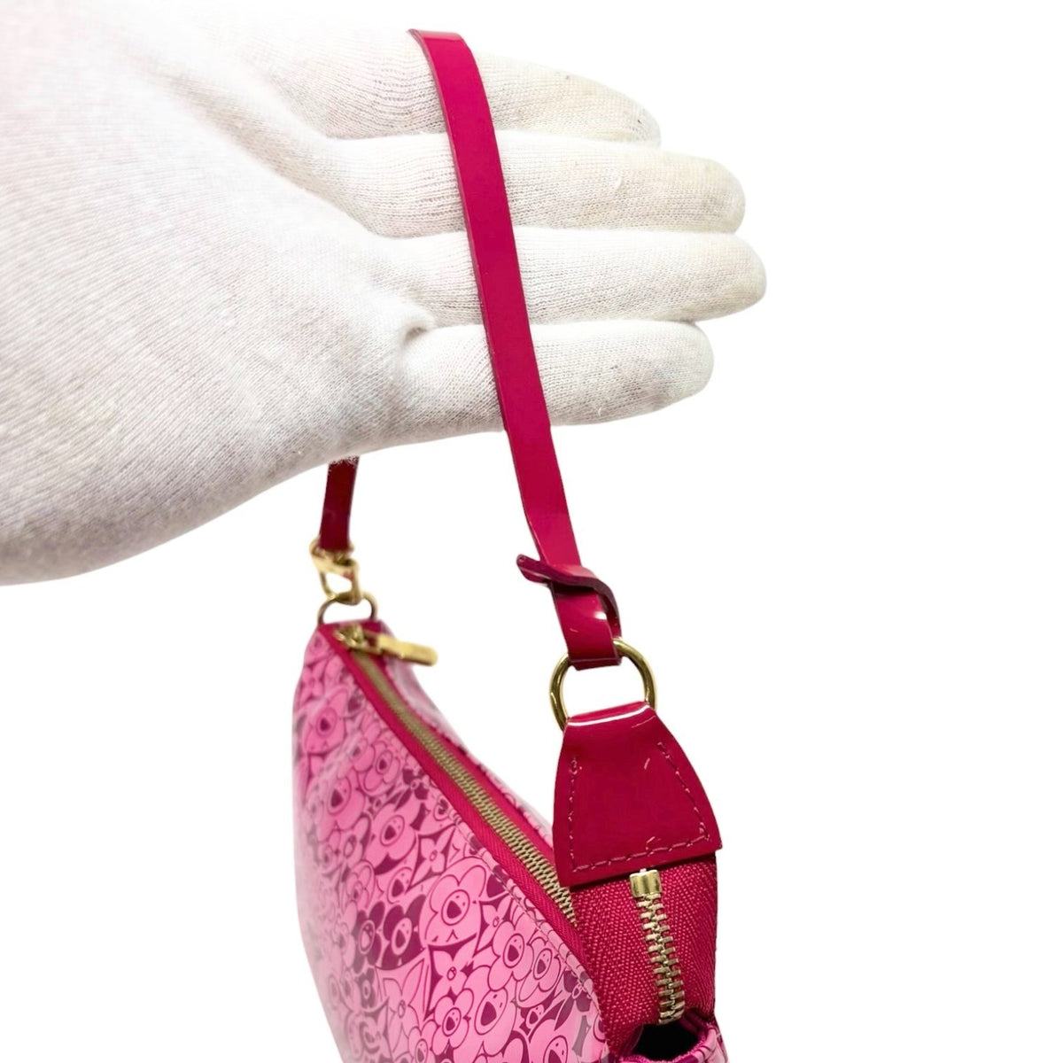LOUIS VUITTON Vintage Takashi Murakami Cosmic Blossom Shoulder Bag Pink 902352