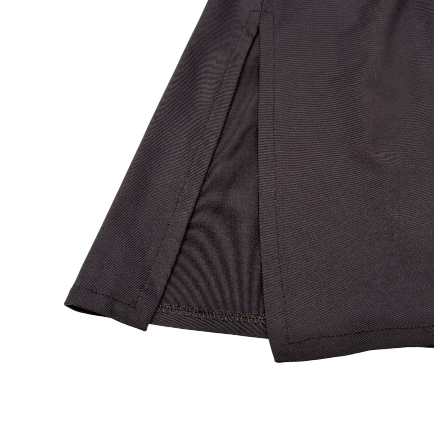 CHANEL Vintage 03C CC Logo Sleeveless Dress One-piece #42 Brown White Nylon