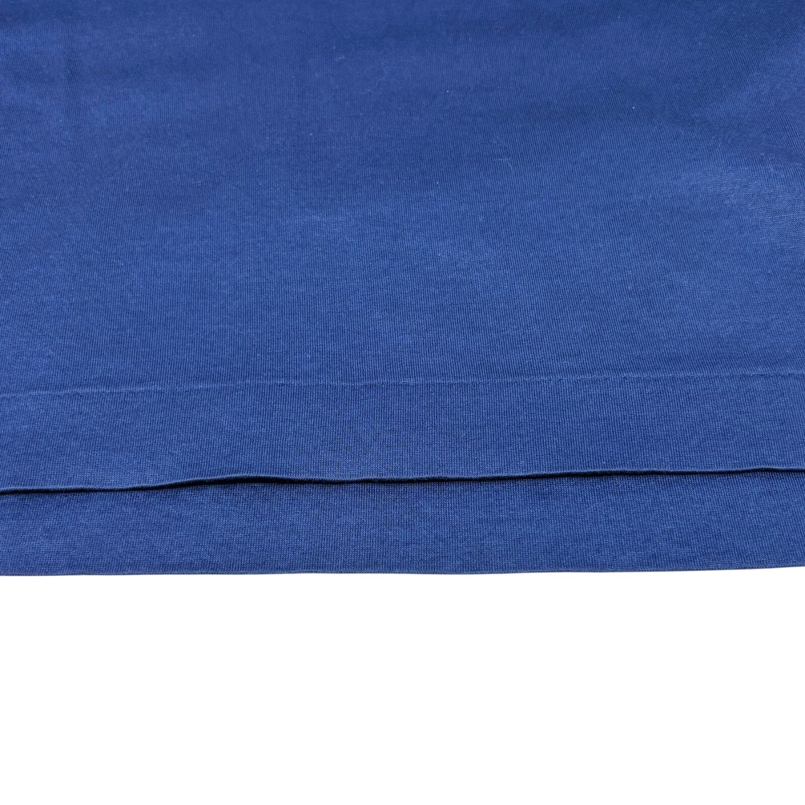 Yves Saint Laurent Vintage YSL Logo Top #M Pullover Dark Blue Gold Glitter