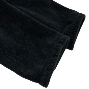 CHANEL Sport Vintage 09P CC Mark Logo Bathrobe #36 Terry Cloth Black Cotton
