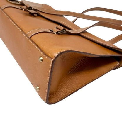 Christian Dior Vintage 2003 Saddle Shoulder Bag D Charm Brown Leather 902827