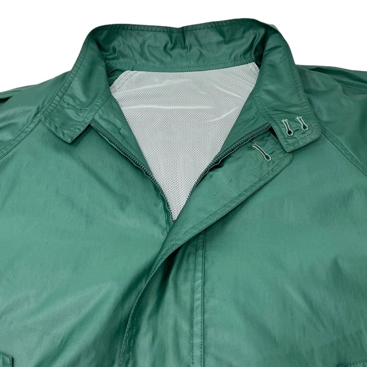 Christian Dior Sports Vintage Big Logo Track Jacket #L Green Polyester RankAB