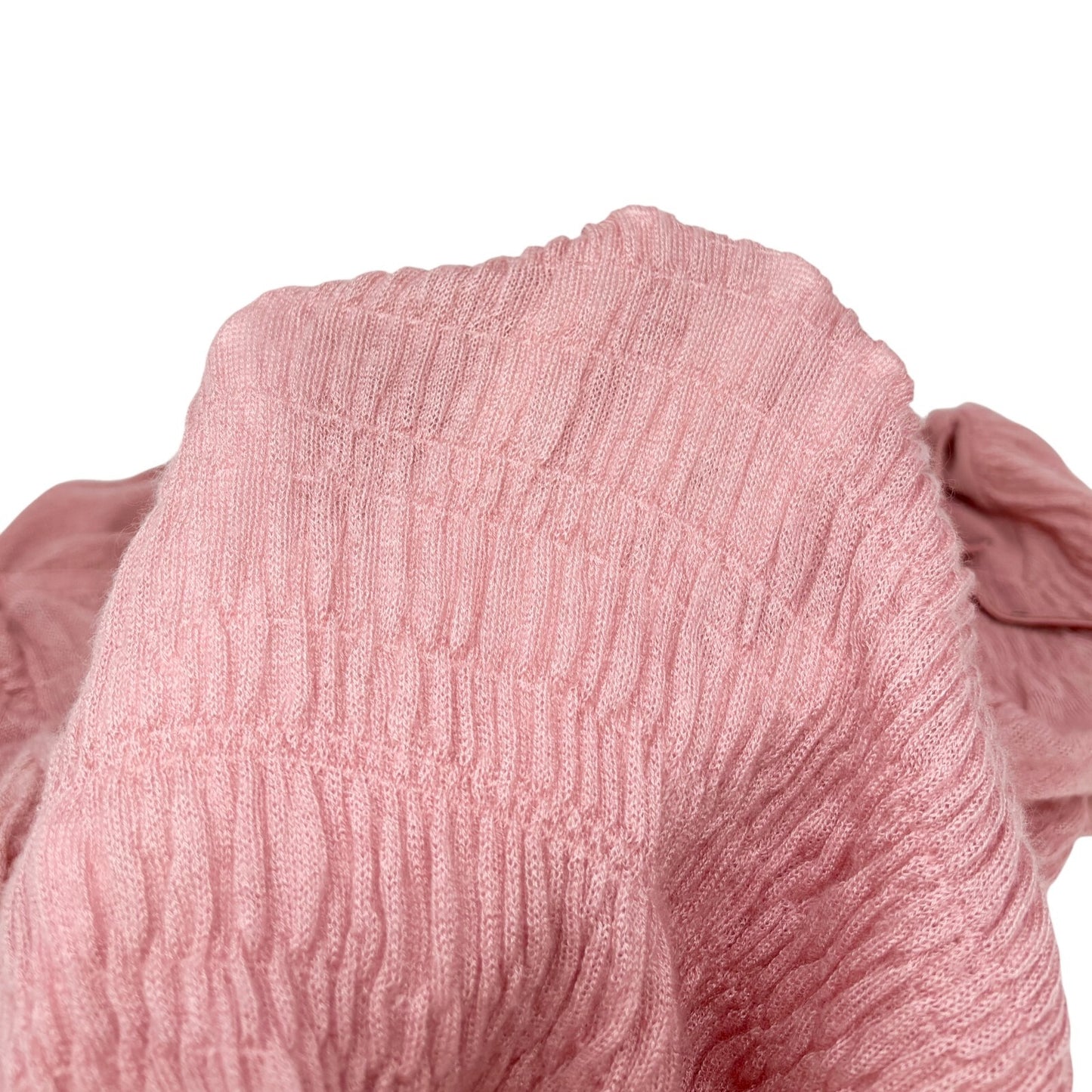 Christian Dior Vintage 2003 Bondage Summer Knit Top #36 Pink Silver Cashmere